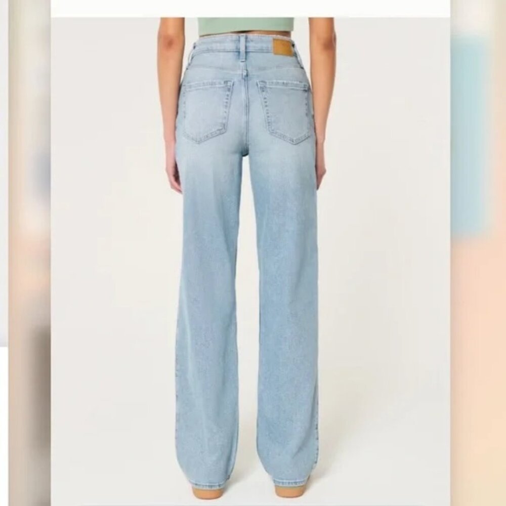 Hollister Ultra High Rise Dad Jeans Regular Length - Picture 2 of 8